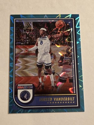 Jarred Vanderbilt 2022-23 Panini NBA Hoops TEAL EXPLOSION HOLO Foil SP #198