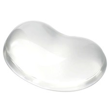 Translucent Silicone Mouse Wrist Rest Pad for Office and Gaming Comfort