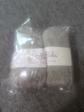 4 Pack Knit Picks Cotton/Acrylic Yarn Comfy Fingering Whisker 218 Yards (Each)