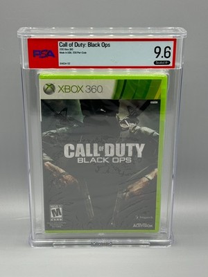 Call of Duty Black Ops Microsoft Xbox 360 206 Code First Print New PSA 9.6 A+