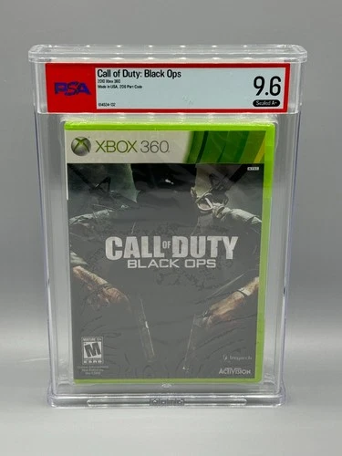 Call of Duty Black Ops Microsoft Xbox 360 206 Code First Print New PSA 9.6 A+