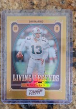 2024 Panini Prestige - Living Legends Dan Marino #LL-DMO Xtra Points Gold /75