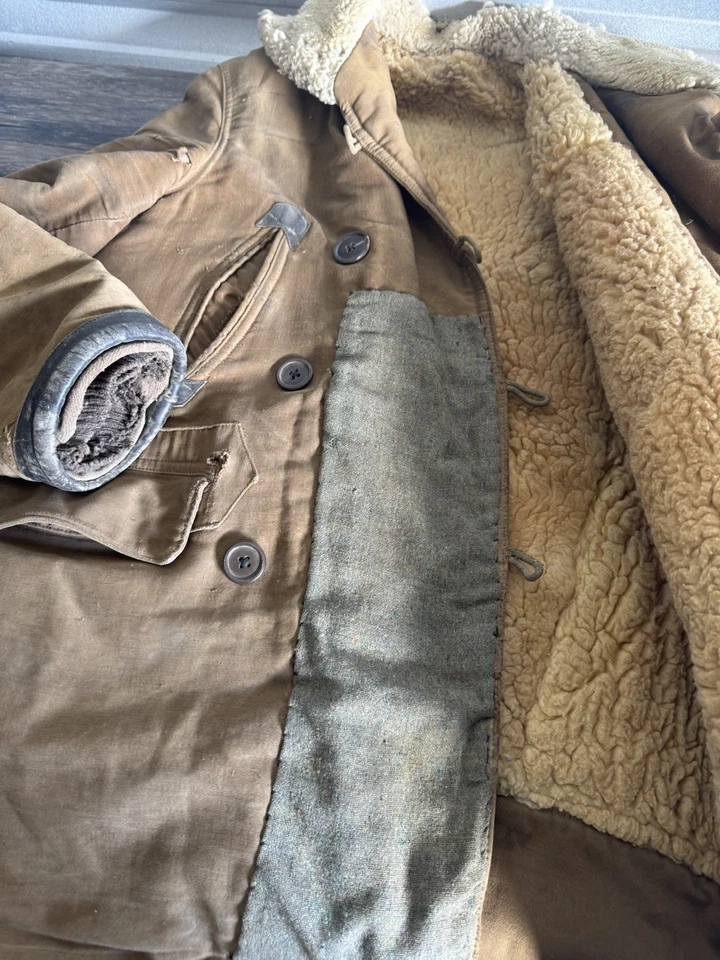 Chaqueta Sherpa Chal Barnstormer de Colección Segunda Guerra Mundial? Militares en apuros Foto 2 de 4