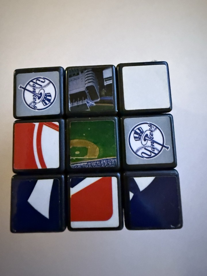 New York Yankees NY Rubik’s Cube 2005 Sababa Toys MLB Baseball Puzzle ...
