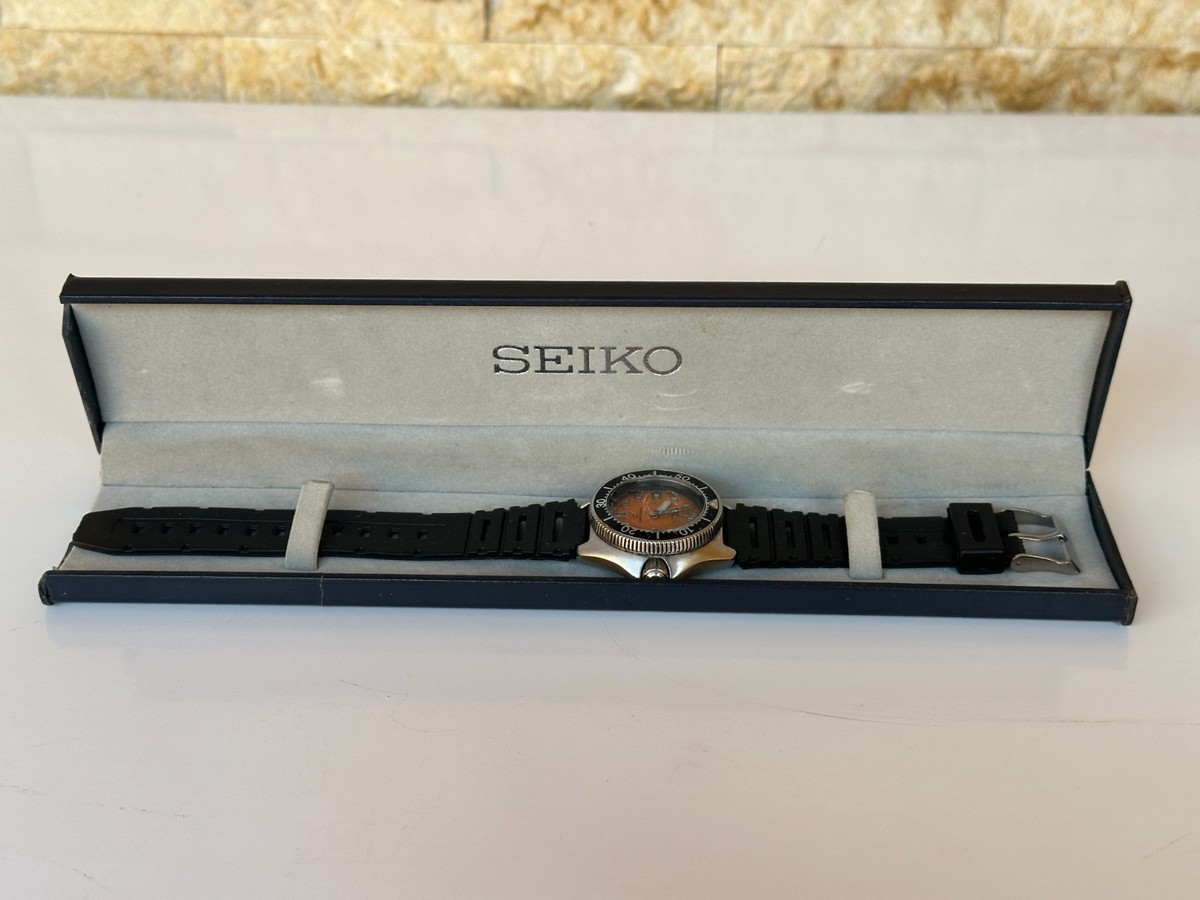 1970's Vintage Seiko Mini Apocalypse Orange Diver 2205-0760