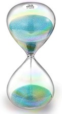 Sand Timer 30 Minute Hourglass,Sand Clock,Large Sand Watch 30 30 min Turquoise