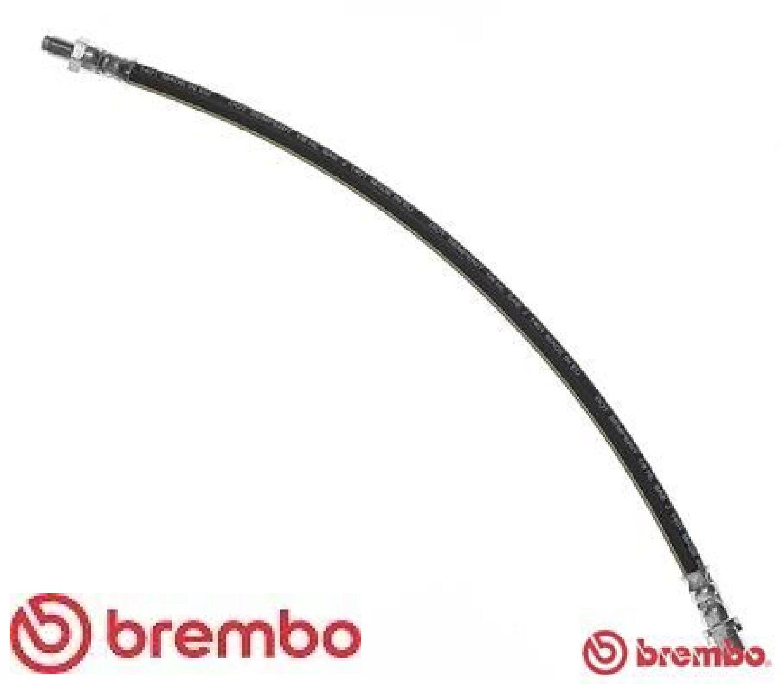 Für BREMBO T 50 010 Brake Hose T 50 010 Brake pipe/hose flexible front R (lengt - Bild 2