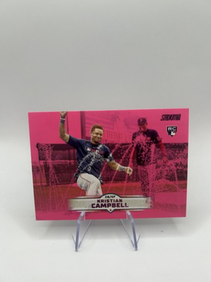 #ad 2025 Topps Stadium Club Kristian Campbell #34 Pink Foil RC Red Sox $1.00