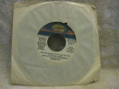 Joan Jett & The Blackhearts   Do You Wanna Touch Me (Oh Yeah) 1982 vinyl 45 vg