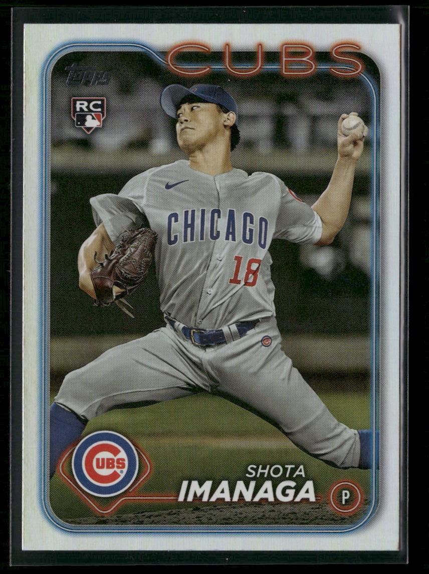 Shota Imanaga 2024 Topps Rainbow Foil #442 Rookie Chicago Cubs