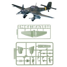 1/72 Scale WWII German Stuka Ju 87G-1 Bomber Model Toy Gift Unassembled Kit