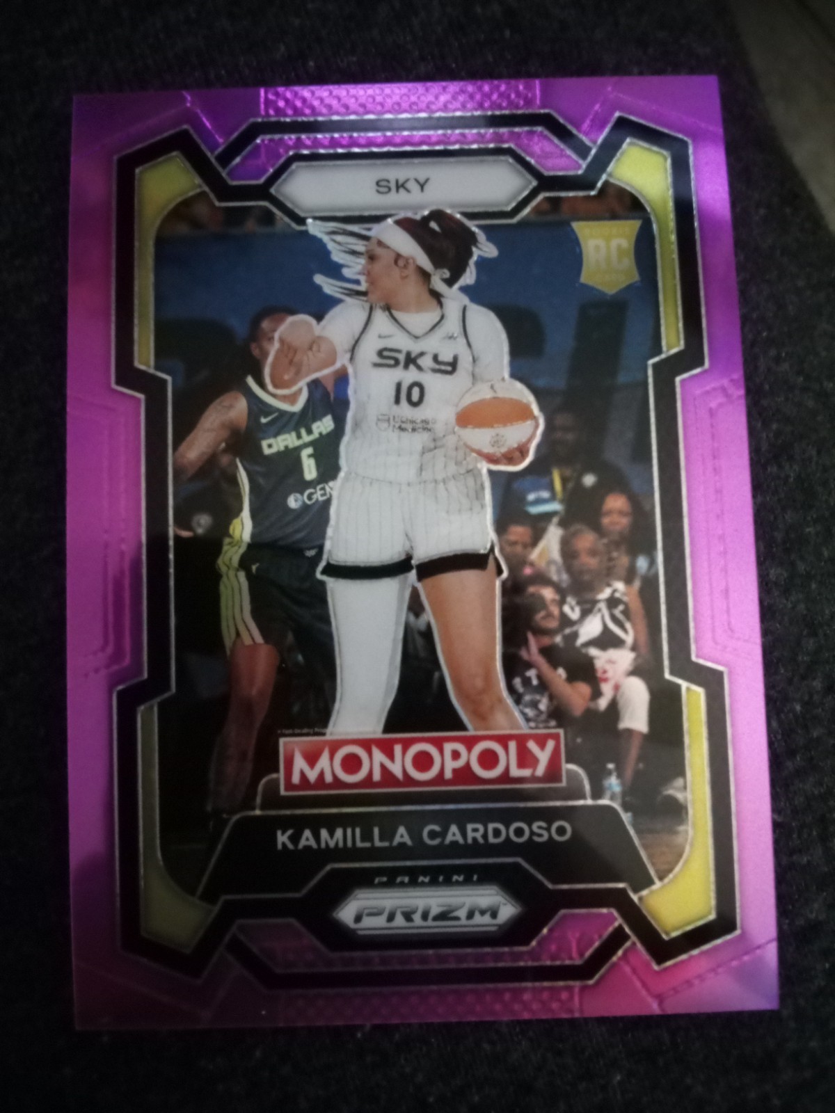 2024 Panini Prizm Monopoly WNBA - Kamilla Cardoso #2 Pink Prizm /149 (RC)