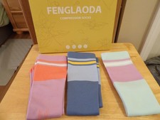 Compression Socks Fenglada Never Worn Unisex Large (lot of 3)