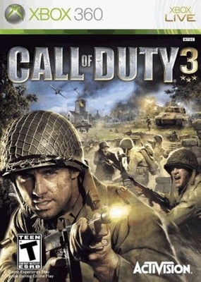 Call Of Duty 3 For Xbox 360 COD Shooter 8E