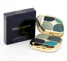 Dolce & Gabbana Lidschatten Quad Mediterranean Blue Felineyes Intensiv 4.8g Neu