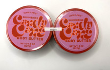 2 X Trader Joe  s Limited Edition Shimmering Candy Cane Body Butter Holiday 16 OZ