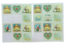 Vintage Hallmark Dayspring Nativity Baby Jesus Sticker Sheets