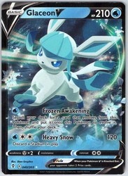 Glaceon V 040/203 Evolving Skies Ultra Rare Holo