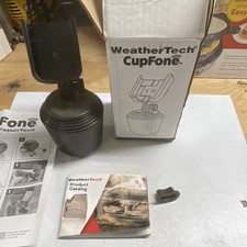 WeatherTech CupFone Universal Cup Holder Car Phone Mount Black 360 Rotating
