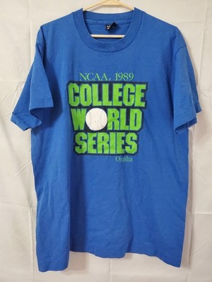 Vintage Screen Stars Best Shirt XL College World Series Omaha 1989 Single Stitch