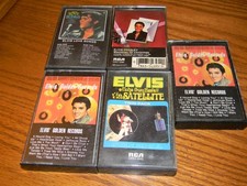Elvis Presley Lot Of 10 Cassette Tapes One Never Opened All Appear Good