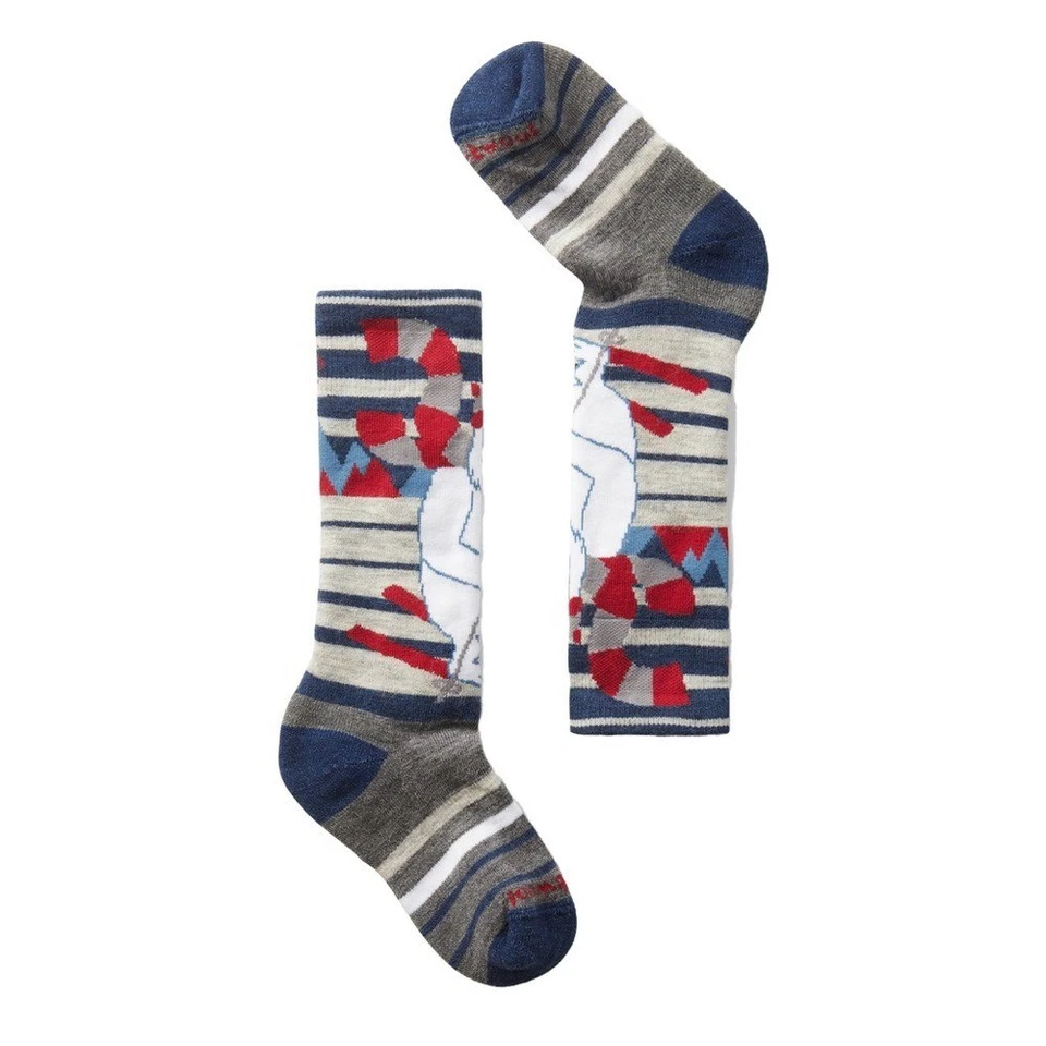 Nuevos Calcetines Smartwool Niños Deportes de Invierno Mezcla Lana Merino Medianos M Foto 2 de 4