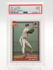 JIM ABBOTT 1991 TOPPS DESERT SHIELD #285 PSA 9 Q7113