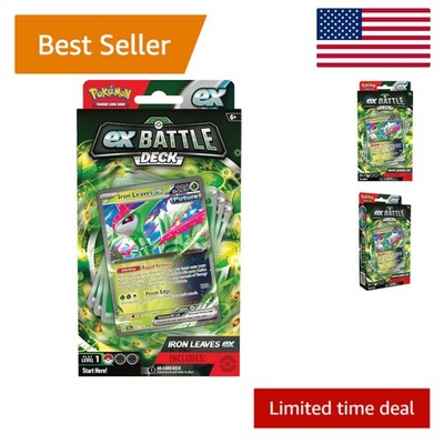 Engaging TCG Battle Deck: Tapu Koko ex & Iron Leaves ex - 60 Cards of Adventure