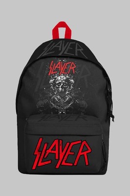 Slayer Skulls Band Logo Backpack Size One Size