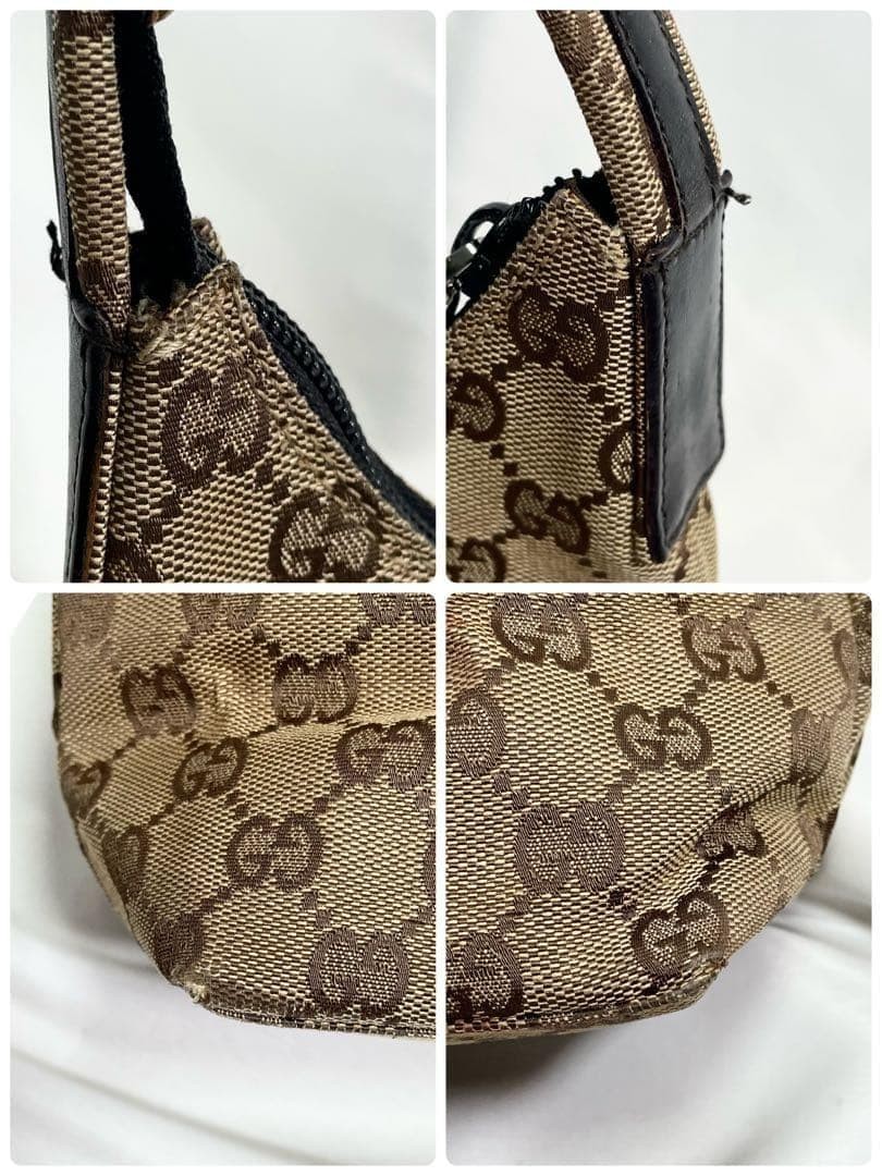Authentic Gucci GG Pattern One Shoulder Canvas Br… - image 9
