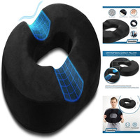 Donut Sitzkissen Ergonomisch 45 Cm Schwarz