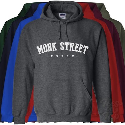 MONK STREET ESSEX HOODIE Thaxted Uttlesford England College Varsity Style