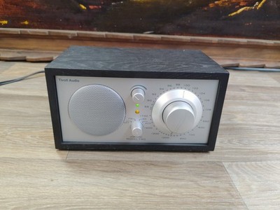 Tivoli Audio Model One AM/FM AUX Radio Henry Kloss Black Wood Cabinet SilverFace