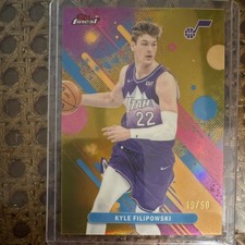 Topps 2025-26 Finest Kyle Filipowski #72 Serial Numbered 19/50 Utah Jazz
