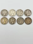 USA Mercury Dime Lot Of 8 Silver Coins