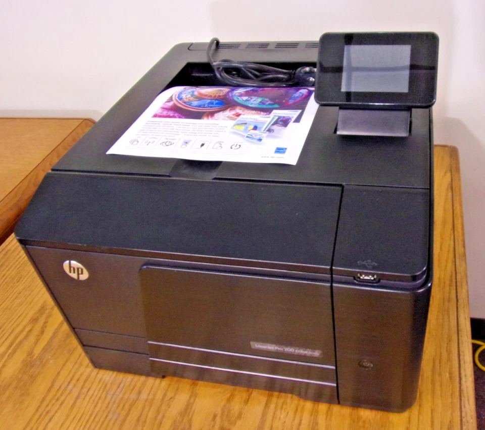 HP Color LaserJet Color Pro 200 M251nw Printer Network WIFI W Toners - Image 3 of 4