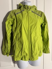 LL Bean Jacket Youth Size 10-12 Trail Model Rain Fleece Lined Hooded