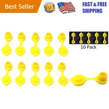 10-Pack of Durable Universal Fuel Can Vent Caps - Easy Twist-On Installation