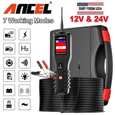 ANCEL PB500 Electrical System Diagnostic Tool 12V & 24V Car Circuit Tester Power