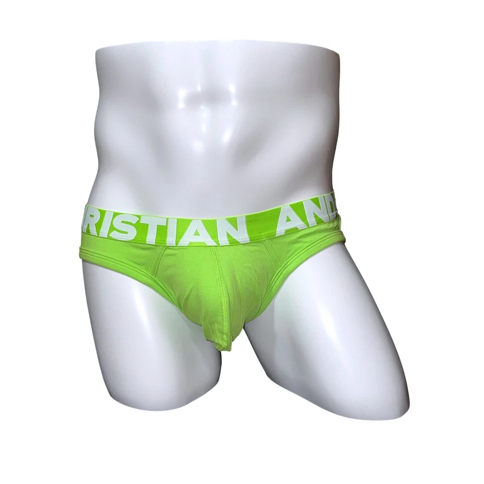 Andrew Christian Marco Grueso Jock Fresh Lime Talla M (31-33) #93329 Nuevo con Etiquetas Foto 2 de 4
