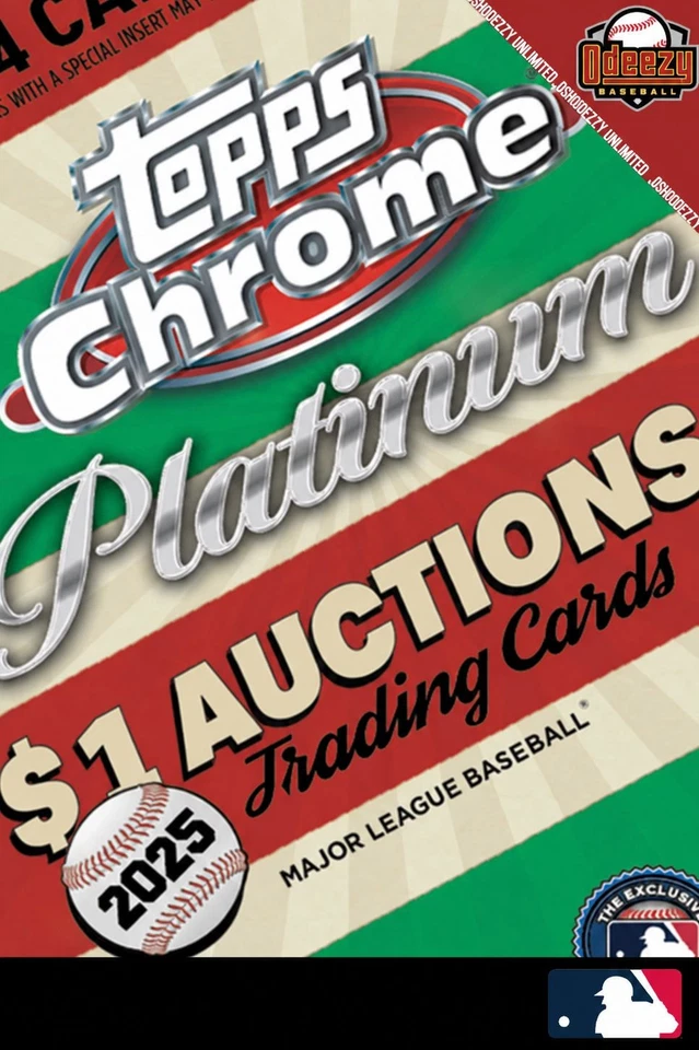 $1 AUCTIONS Topps Chrome Platinum Baseball FULL CASE