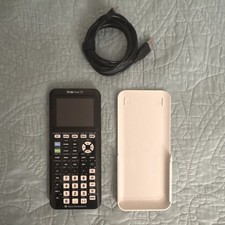 Texas Instruments TI-84 Plus CE Graphing Calculator with Charger - Tested Works