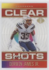 2021 Panini Illusions Clear Shots Red 4/149 Derwin James Jr #CS-6 0x95