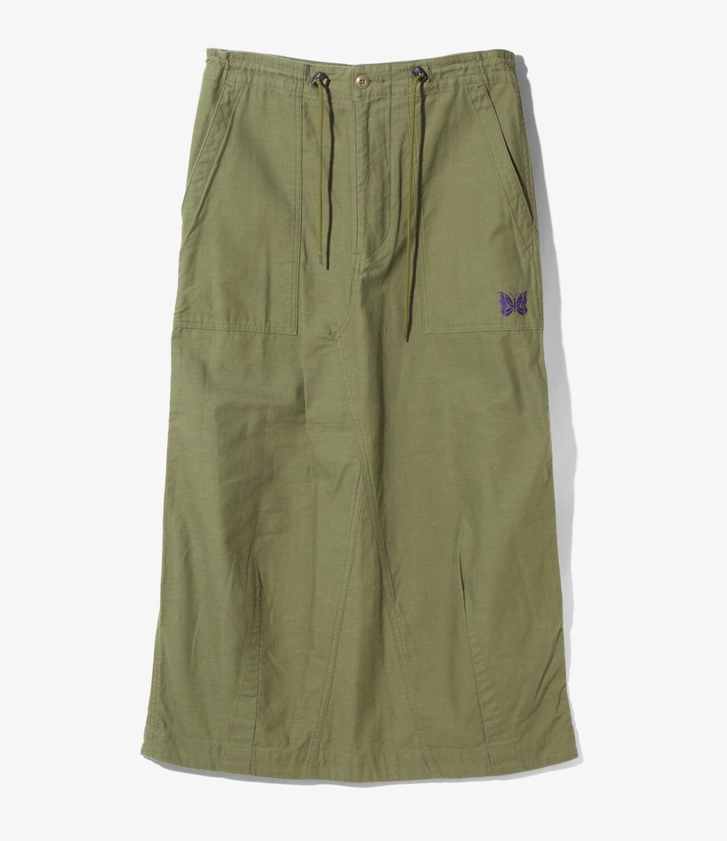 ASK availability First) NEEDLES String Fatigue Skirt - Back