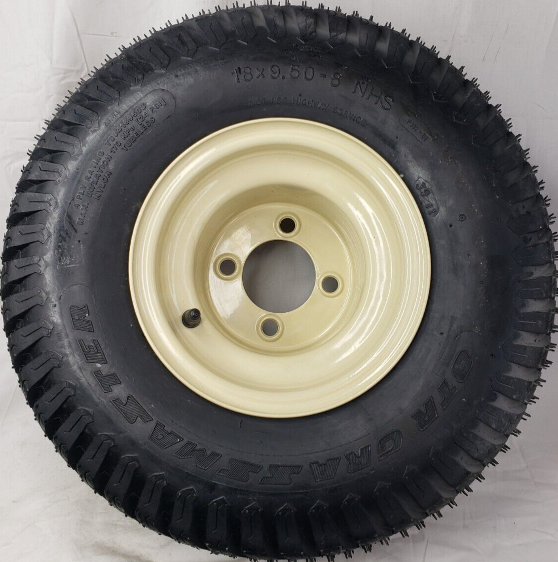 18x9.50-8 18/9.50-8 18x950-8 18-950 Riding Lawn Mower Go Kart Tires Rims 4-Hole - Foto 12