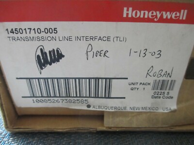 Honeywell 14501710-005 Transmission Line Interface   NEW!