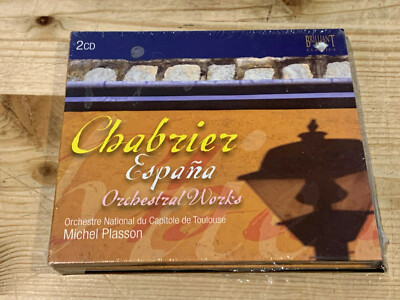 Chabrier Espana Orchestral Works MICHEL PLASSON BRILLIANT CLASSICS 2CD SEALED