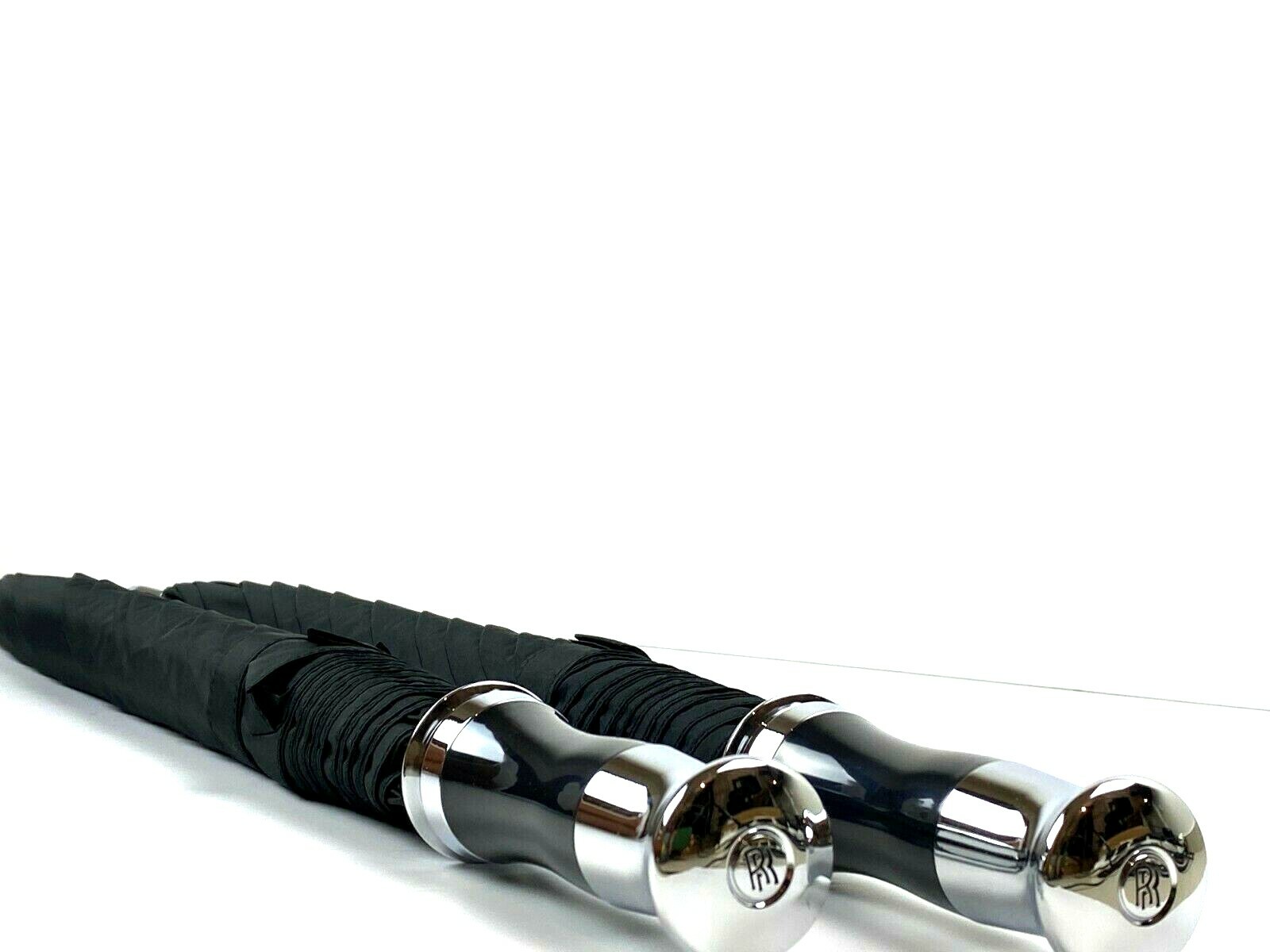 Rolls Royce Phantom Ghost Wraith Dawn & Cullinan Silver Umbrella Set