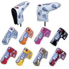 New Thumb Good Job Leather Magnetic Closure Cove Fit Golf Club Blade Putter Head