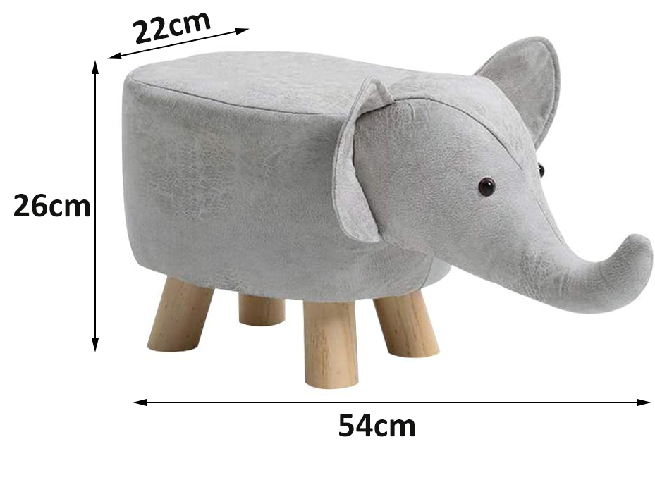 Animal Shape Ottomans Footstools Padded Cushion Rest Seat Footstool